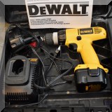 T02. DeWalt electric drill. 
